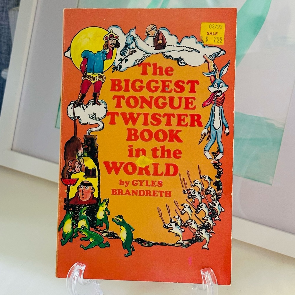 The Biggest Tongue Twister Book In The World Vintage Paperback Book